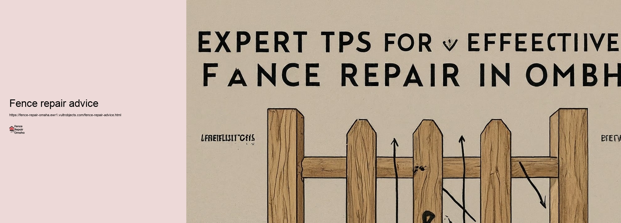 Specialist Tips for Effective Protected fence Repair solution Remedy in Omaha