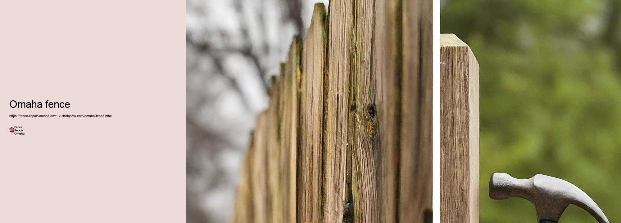 Economical and Relied on Fence Fixing in Omaha